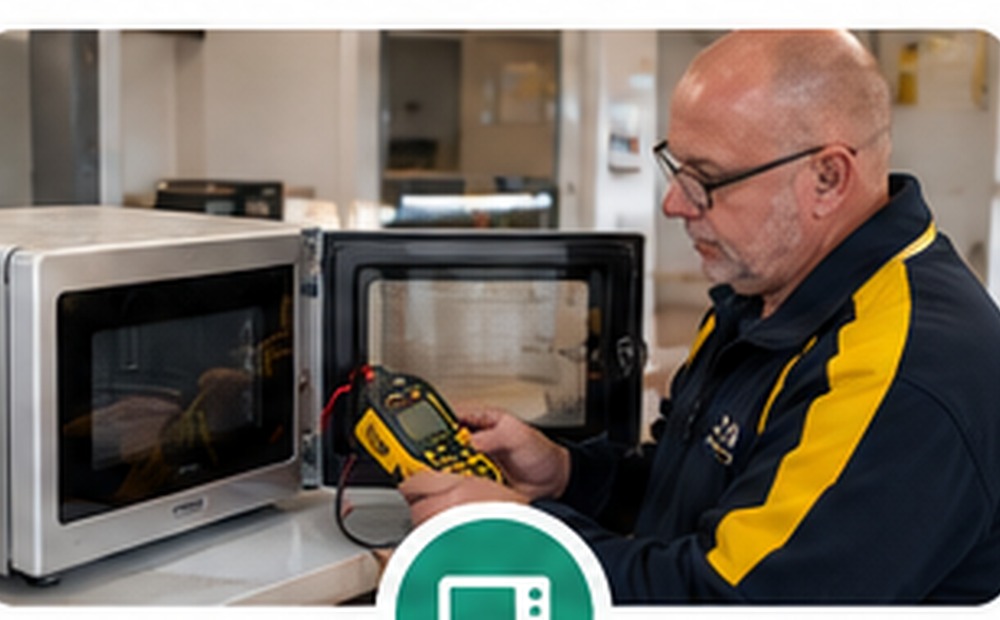Microwave Radiation Leakage Testing by Phil’s Test n Tag / Fire Safety